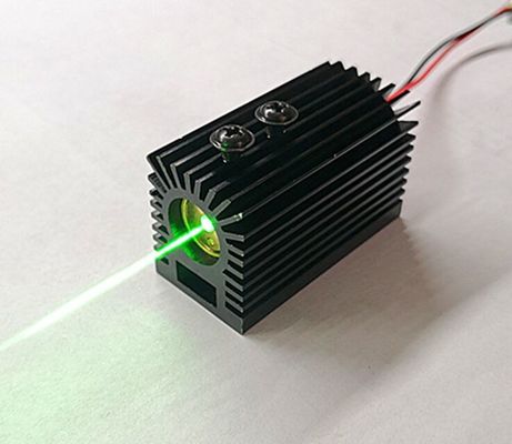 الصين الدرجة الصناعية DC 3-5V 532nm 30mw Green Dot Laser Module مع HeatsinkFor Laser Stage Light المزود