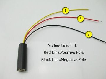 وحدة الديود الليزري الحمراء 650nm 20mw مع تعديل 0-50KHZ TTL للأدوات الكهربائية وأداة التسوية المزود