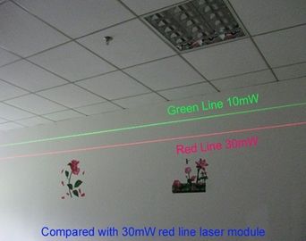 532nm 10mW Green Line Laser Module لتحديد المواقع، التوجيه، صناعة الأحذية، الأدوات الكهربائية وأداة التسوية المزود
