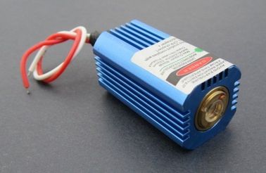 التيار الثابت 532nm 3-5V 50mW Green Dot Beam Laser Module مع حوض حرارة من الألومنيوم وحماية ضد الوصول المزود