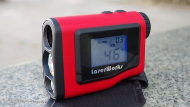 ليزر ووركس LW600 عازل المياه 1.7 بوصة شاشة LCD 6X تكبير غولف ليزر مقياس المدى المزود