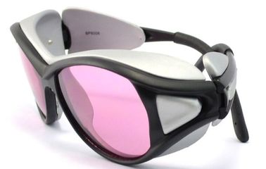 نظارات حماية ليزرية تحت شعاعي الأشعة تحت البنفسجية (808nm IR Laser Protective Goggles) لمواءمة الليزر، العلاج الطبي بالليزر، صناعة الليزر وما إلى ذلك. المزود