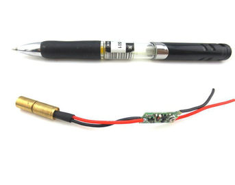 أصغر حجم 532nm 10mW Green Dot Laser Diode Module للأدوات الكهربائية وأداة التسوية المزود