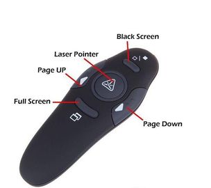 2.4GHz محمول لاسلكي USB مع 650nm 5MW قلم ليزر أحمر للمظاهرات والعروض المزود