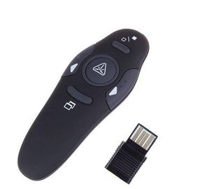 2.4GHz محمول لاسلكي USB مع 650nm 5MW قلم ليزر أحمر للمظاهرات والعروض المزود