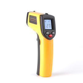 GM320 الحرارة الحرارية الصناعية الرقمية تحت الحمراء غير اللاصقة المحمولة من -50°C إلى 380°C البرتقالي + الأسود المزود