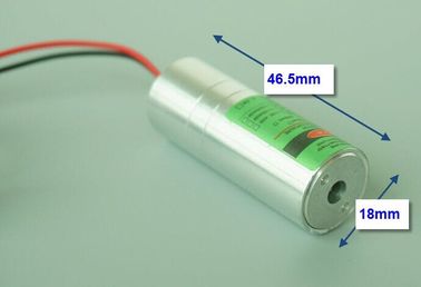 532nm 100mw التبديد الحراري الجيد العمل المستمر وحدة الليزر النقطة الخضراء المزود