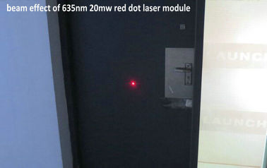 635nm 20mw Red Dot Laser Diode Module مع تعديل 0-50KHZ TTL للأدوات الكهربائية وأداة التسوية المزود