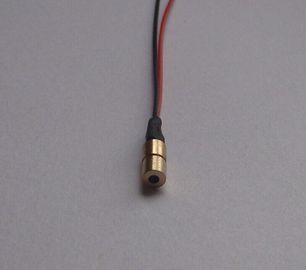 حجم صغير جداً 4mm قطر 650nnm 5mw عدسة زجاجية مركزية نقطة حمراء للاستخدام في الأدوات الكهربائية المزود