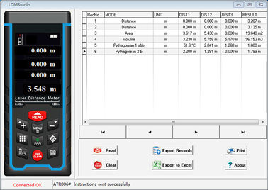 إصدار جديد 120m 1.9 &quot; LCD رقمية معايرة ذاتية لليزر مقياس المسافة مع وظيفة قياس الكاميرا المزود
