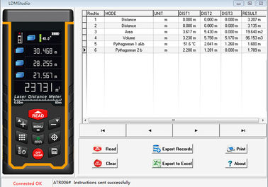 إصدار جديد 80m 1.9&quot; LCD رقمية معايرة ذاتية لليزر مقياس المسافة مع وظيفة قياس الكاميرا المزود