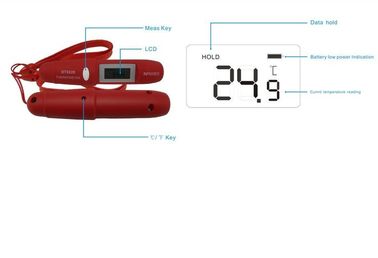 DT8220 نوع القلم المصغر الجديد غير اللاصق شاشة LCD الرقمية الحرارة تحت الحمراء لقياس درجة الحرارة المنزلية المزود