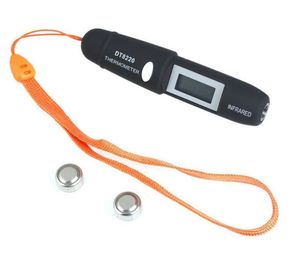 DT8220 نوع القلم المصغر الجديد غير اللاصق شاشة LCD الرقمية الحرارة تحت الحمراء لقياس درجة الحرارة المنزلية المزود