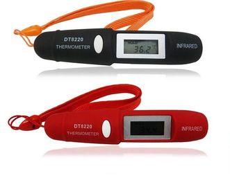 DT8220 نوع القلم المصغر الجديد غير اللاصق شاشة LCD الرقمية الحرارة تحت الحمراء لقياس درجة الحرارة المنزلية المزود