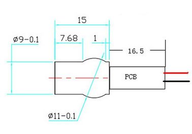 520nm 5MW Green Dot Laser Diode Module لمؤشر ليزر، ضوء مرحلة ليزر، أدوات كهربائية وأدوات موازنة المزود