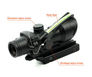 HD-2CRQ 1x32 مقصود صيد بصري بصري ألياف حقيقية R أو G نقطة بندقية مقصود مع 20/11mm Rail المزود