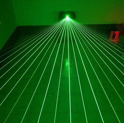 الدرجة الصناعية DC 12-24V 532nm 50mw Green Multi-Dot Laser Module مع HeatsinkFor Laser Stage Light المزود