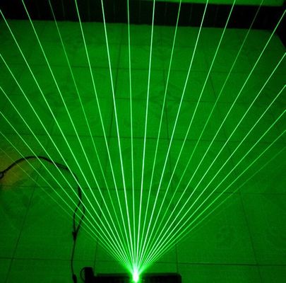 الدرجة الصناعية DC 12-24V 532nm 50mw Green Multi-Dot Laser Module مع HeatsinkFor Laser Stage Light المزود