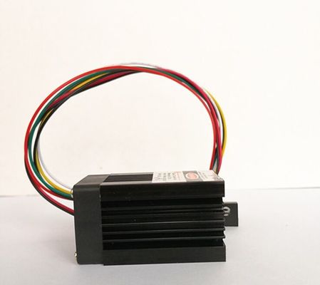وحدة الليزر النقطة الزرقاء ذات التردد المتردد 12 فولت 450nm 1.6W مع تعديل TTL لضوء مرحلة الليزر المزود