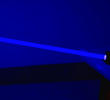 وحدة ليزر 12 فولت 450nm 1.6W Blue Thick Beam Laser مع تعديل TTL للضوء المسرحي بالليزر المزود