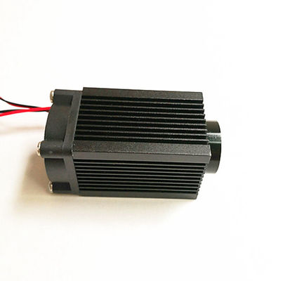 الدرجة الصناعية DC 12-24V 515nm 135mw وحدة الليزر النقطة الخضراء لضوء مرحلة الليزر المزود