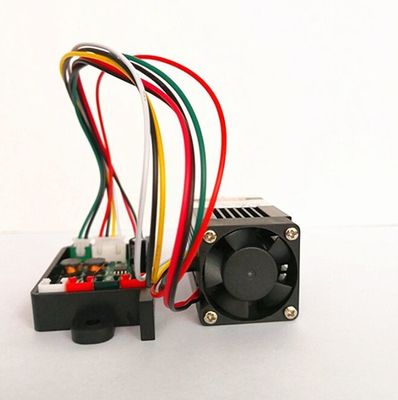 وحدة الليزر النقطة الخضراء DC 12V 532nm 100mW مع تعديل TTL للضوء المسرحي الليزر المزود