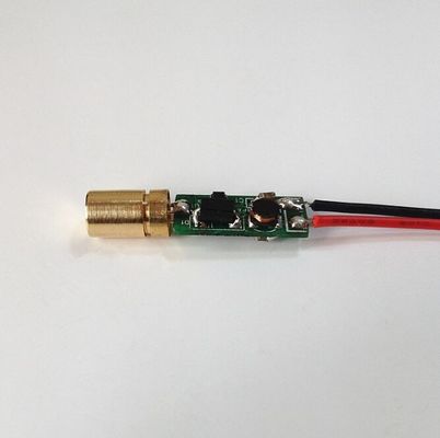 الدرجة الصناعية 520nm 5mw Green Dot Laser Diode Module لمرايا الليزر والأدوات الكهربائية وأدوات التسوية المزود