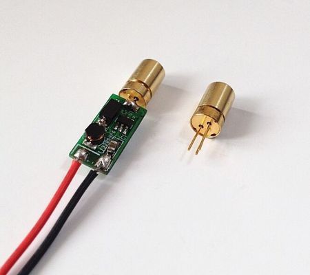 الدرجة الصناعية 520nm 5mw Green Dot Laser Diode Module لمرايا الليزر والأدوات الكهربائية وأدوات التسوية المزود